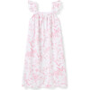 Girl's Twill Clara Nightgown, Pink Timeless Toile - Nightgowns - 1 - thumbnail