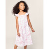 Girl's Twill Clara Nightgown, Pink Timeless Toile - Nightgowns - 2