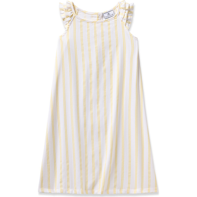 Girl's Twill Amelie Nightgown, Sunny Stripe - Nightgowns - 1