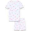 Children's Snug Fit Short Set, Flamingos - Pajamas - 1 - thumbnail