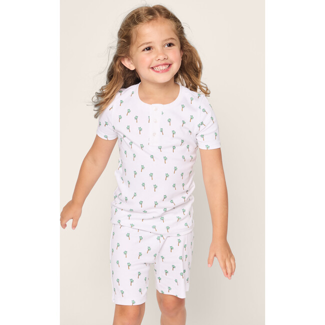 Children's Snug Fit Short Set, Palmier - Pajamas - 2