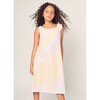 Girl's Twill Amelie Nightgown, Sunny Stripe - Nightgowns - 2