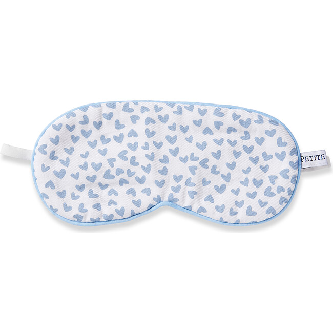 Children's Sleep Mask, Blue Heart - Eye Masks - 1
