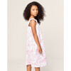 Girl's Twill Clara Nightgown, Pink Timeless Toile - Nightgowns - 3