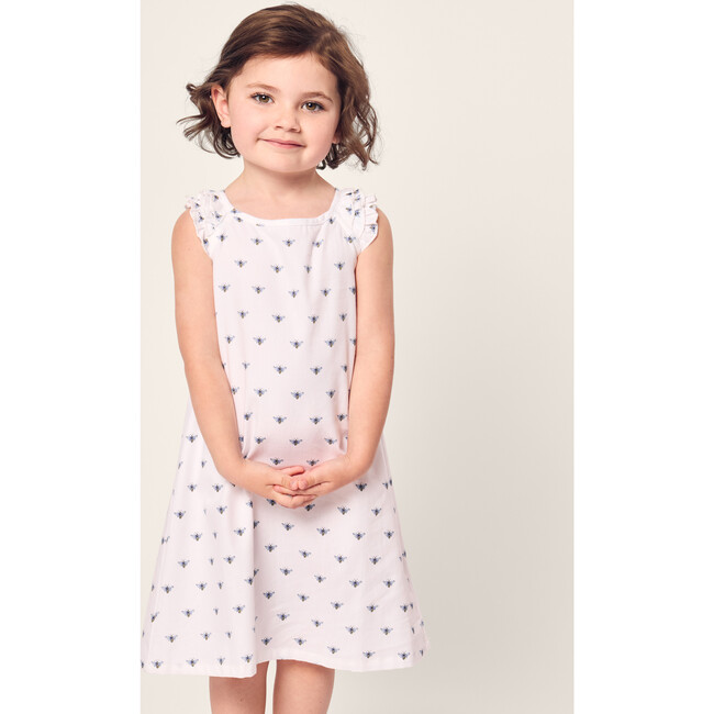 Girl's Twill Amelie Nightgown, Buzzing Bees - Nightgowns - 2