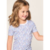 Children's Snug Fit Short Set, Fleur d'Azur - Pajamas - 5