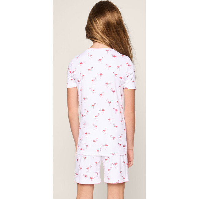 Children's Snug Fit Short Set, Flamingos - Pajamas - 4