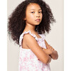 Girl's Twill Clara Nightgown, Pink Timeless Toile - Nightgowns - 5