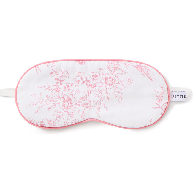 Kid's Twill Sleep Mask, Pink Timeless Toile
