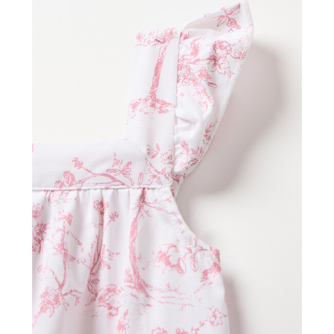 Girl's Twill Clara Nightgown, Pink Timeless Toile - Nightgowns - 6