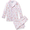 Children's Classic Twill Pajama Set, Seashell Splendor - Pajamas - 1 - thumbnail