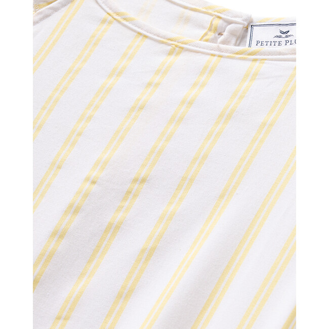 Girl's Twill Amelie Nightgown, Sunny Stripe - Nightgowns - 7