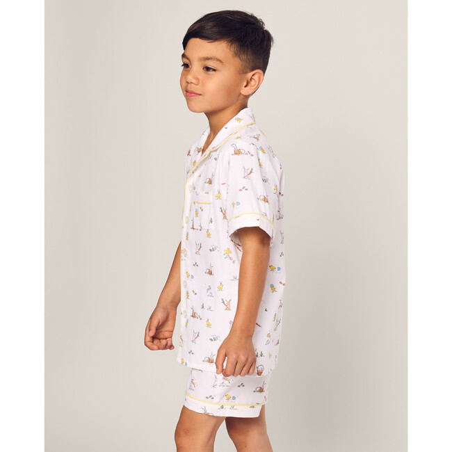 Kid's Twill Short Set, Easter Frolic - Pajamas - 3