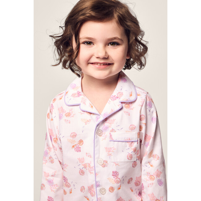 Children's Classic Twill Pajama Set, Seashell Splendor - Pajamas - 5