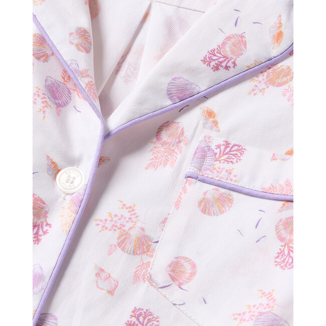 Children's Classic Twill Pajama Set, Seashell Splendor - Pajamas - 6