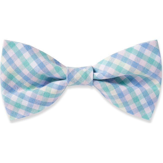 Dog Bowtie, Spring Gingham - Dog Bandanas & Neckties - 1