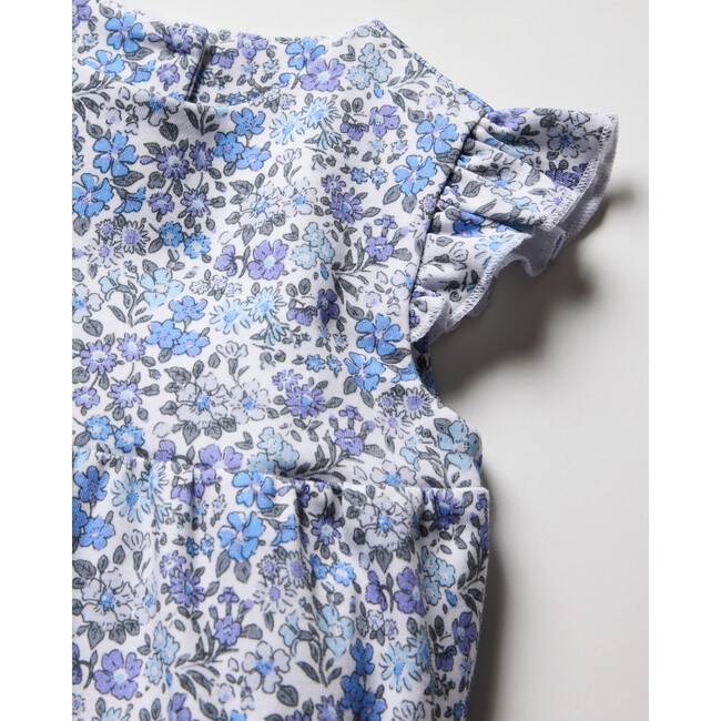 Baby's Pima Isla Play Romper, Fleur d'Azur