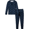 Snug Fit Pajama Set, Portsmouth Anchors - Pajamas - 1 - thumbnail