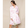 Women's Robe, English Rose Floral - Robes - 2 - thumbnail