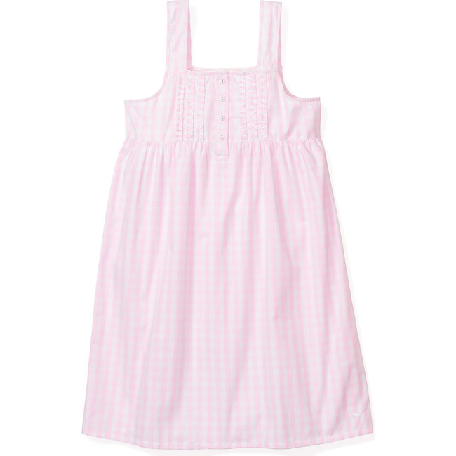 Women's Charlotte Nightgown, Pink Gingham - Pajamas - 1