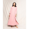 Women's Provence Nightdress, Pink Gauze - Dresses - 2