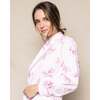 Women's Robe, English Rose Floral - Robes - 3 - thumbnail