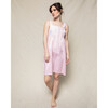 Women's Charlotte Nightgown, Pink Gingham - Pajamas - 2 - thumbnail