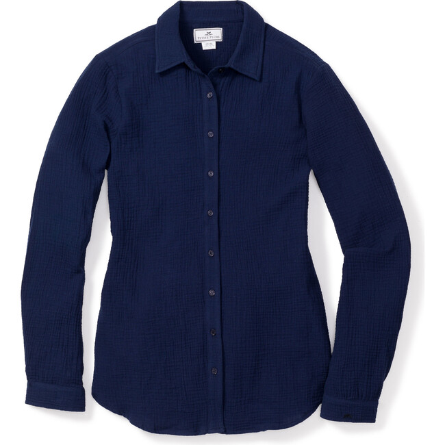 Navy Gauze Morgan Top - Pajamas - 1