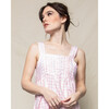 Women's Charlotte Nightgown, Pink Gingham - Pajamas - 3 - thumbnail