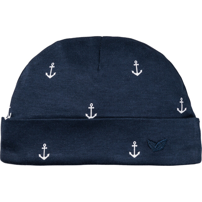 Pima Cotton Baby Hat, Portsmouth Anchors - Hats - 1