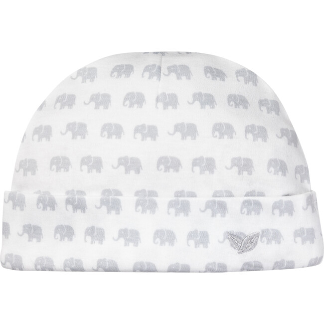 Pima Cotton Baby Hat, Elephants - Hats - 1