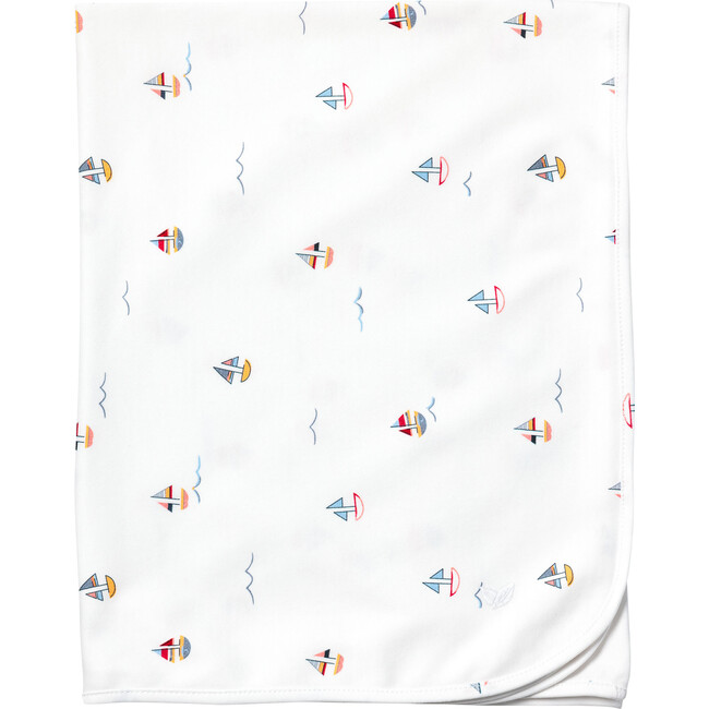 Pima Cotton Baby Blanket, Bateau - Blankets - 1