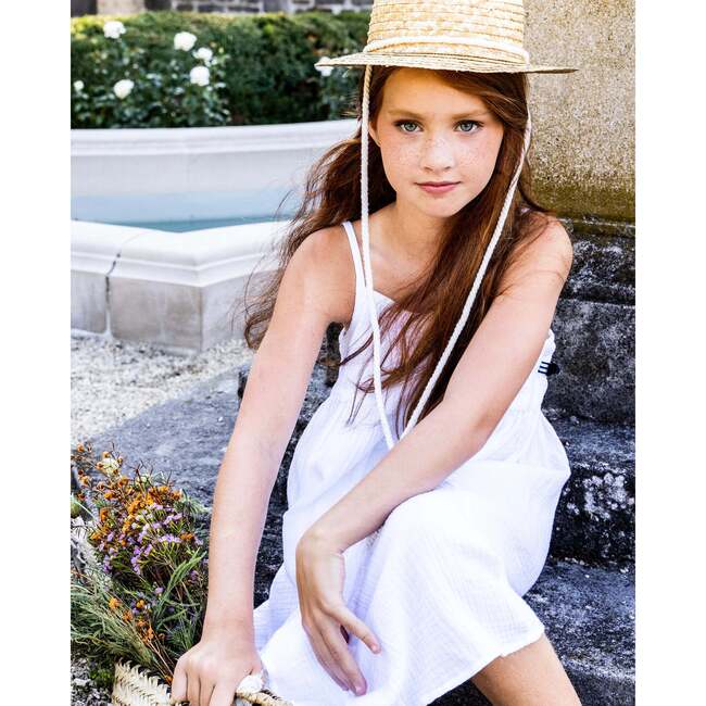 Serene Nighdress, White Gauze - Dresses - 2