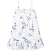 Lily Nightgown, Indigo Floral - Pajamas - 1 - thumbnail