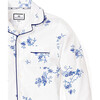 Pajama Set, Indigo Floral - Pajamas - 4 - thumbnail