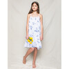 Lily Nightgown, Indigo Floral - Pajamas - 2 - thumbnail