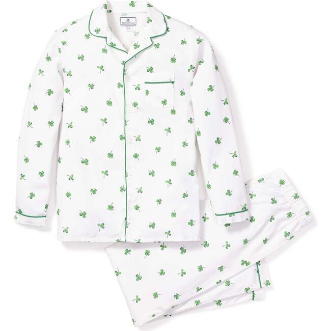 Kids Pajama Set, Shamrocks - Pajamas - 1