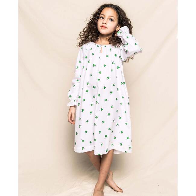 Kids Delphine Nightgown, Shamrocks - Pajamas - 2