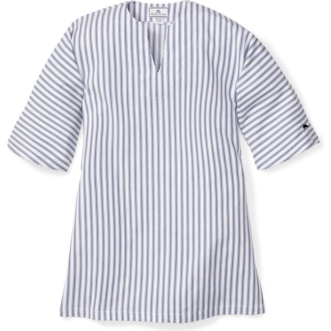 Caftan, Navy French Ticking - Pajamas - 1