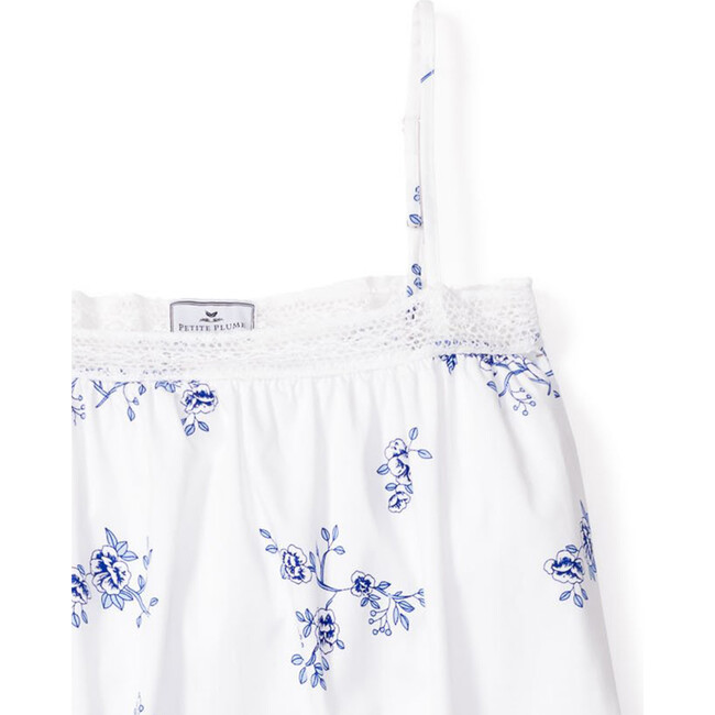 Lily Nightgown, Indigo Floral - Pajamas - 4