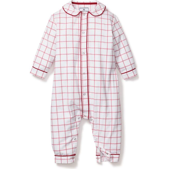 Cambridge Romper, Garnet Tattersall - Rompers - 1
