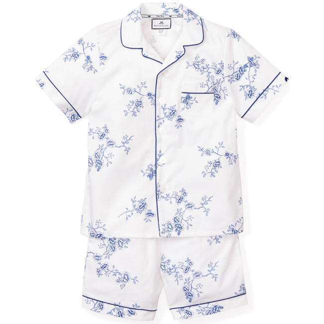 Classic Short Set, Indigo Floral - Pajamas - 1