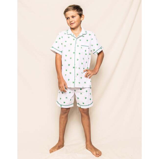 Kids Classic Short Set, Shamrocks - Pajamas - 2