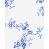 Lily Nightgown, Indigo Floral - Pajamas - 5 - thumbnail