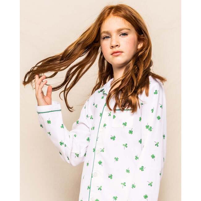 Kids Pajama Set, Shamrocks - Pajamas - 4