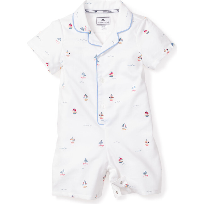 Infant Summer Romper, Bateau - Rompers - 1