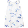 Amelia Nightgown, Indigo Floral - Pajamas - 1 - thumbnail