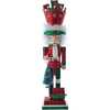 18-Inch Hollywood Nutcrackers Red and Green with Presents Crown Nutcracker - Nutcrackers - 1 - thumbnail