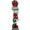18-Inch Hollywood Nutcrackers Red and Green with Presents Crown Nutcracker - Nutcrackers - 4