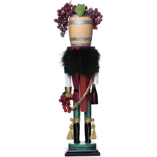 18.9-Inch Hollywood Wine Barrel Hat Nutcracker - Nutcrackers - 3